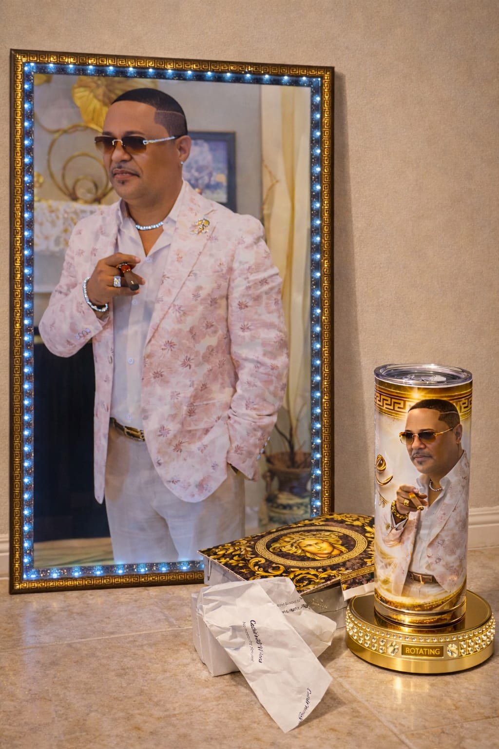 Luxury Custom Portrait Tumbler