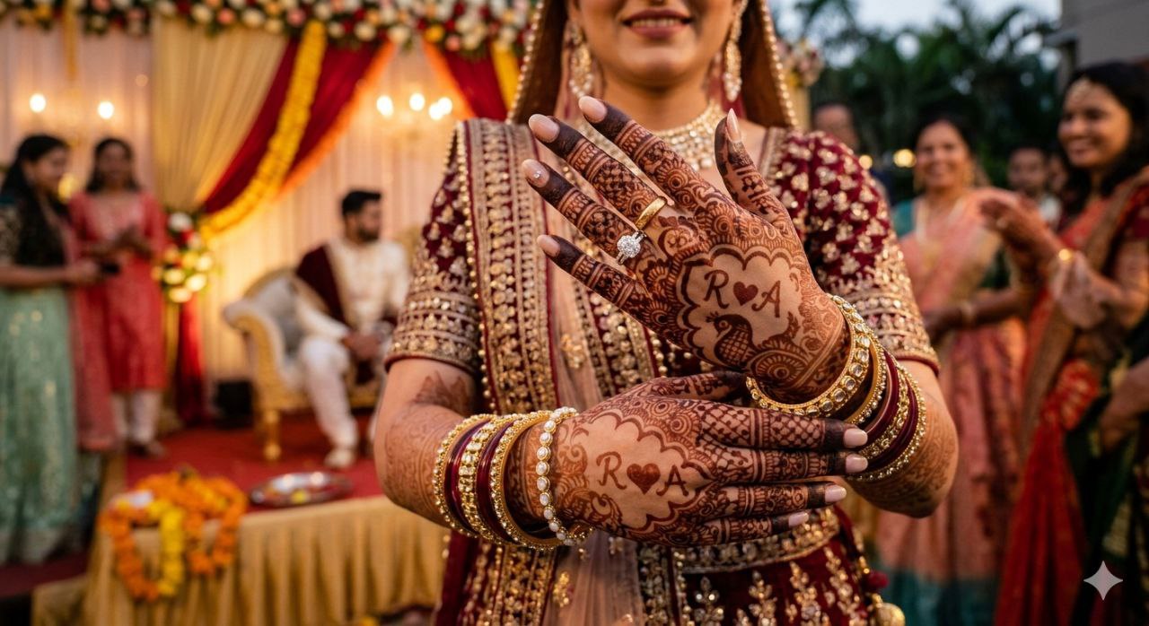 Bridal Mehndi For Engagement