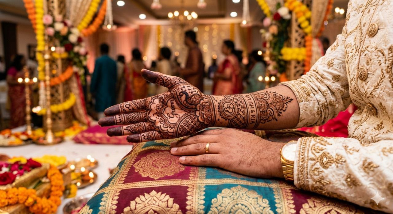 Book your Mehndi For Groom