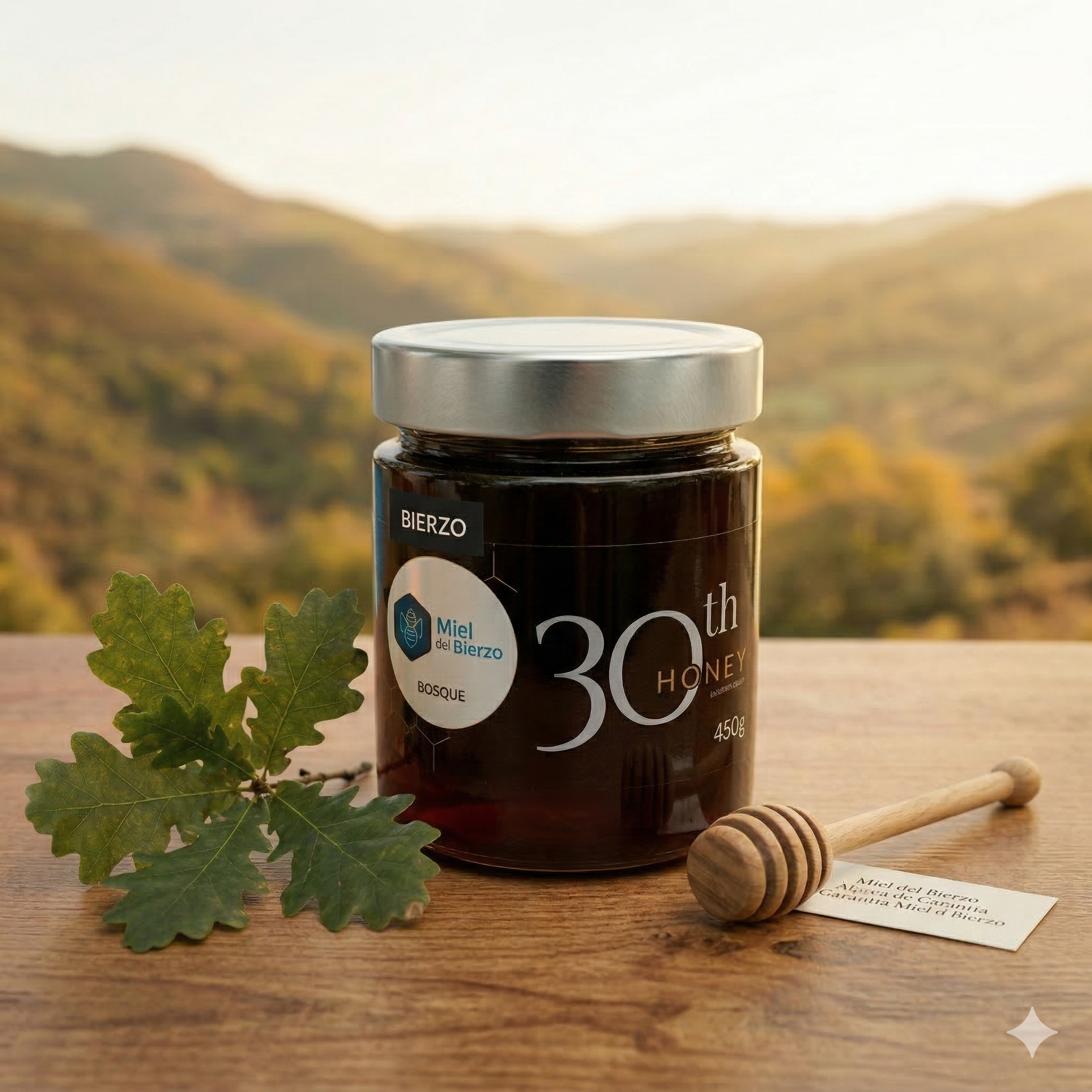 Miel de Bosque - Marca de Garantía Miel del Bierzo (450g)