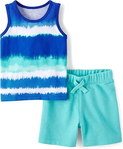 Boys' Tie-Dye Tank & Shorts Set