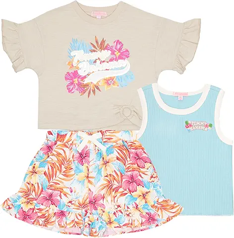 Girls' 3-Piece Tropical Outfit Set