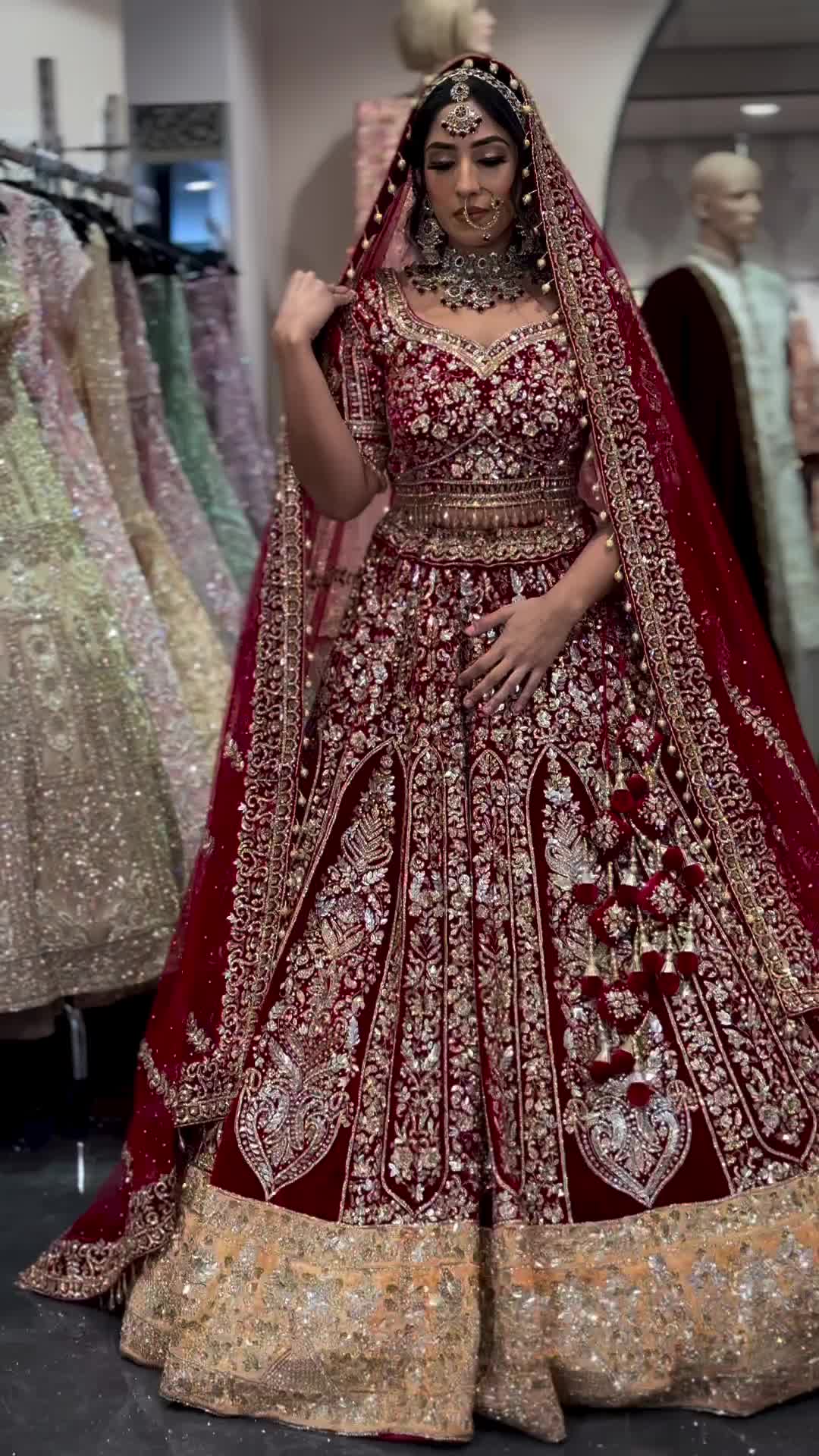 Embroidered Bridal Lehenga