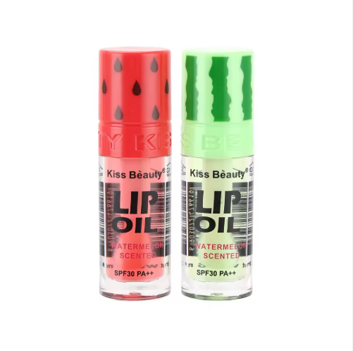 Kiss Beauty – Aceite Labial de Sandía con Protección Solar SPF 30