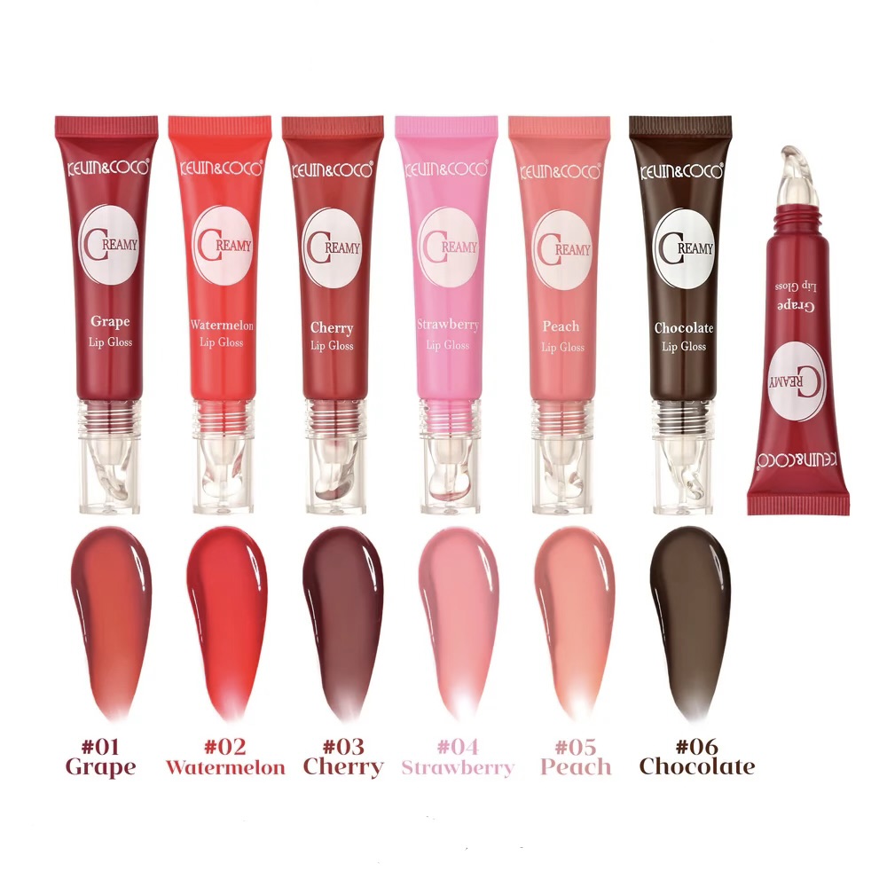 Kevin & Coco Satin Kiss – Brillo de Labios Satinado y Luminoso