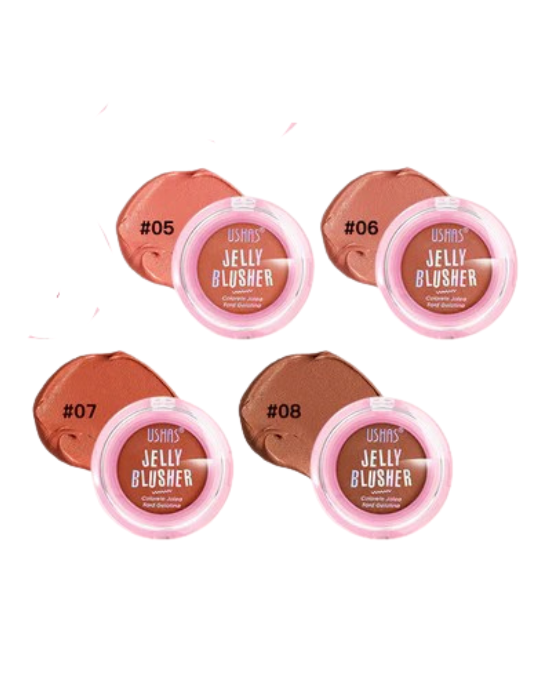 USHAS Jelly Blush – Rubor en Gelatina Efecto Natural