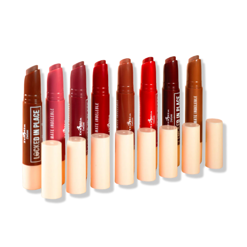 Italia Deluxe Locked In Place – Labial Líquido Mate de Larga Duración