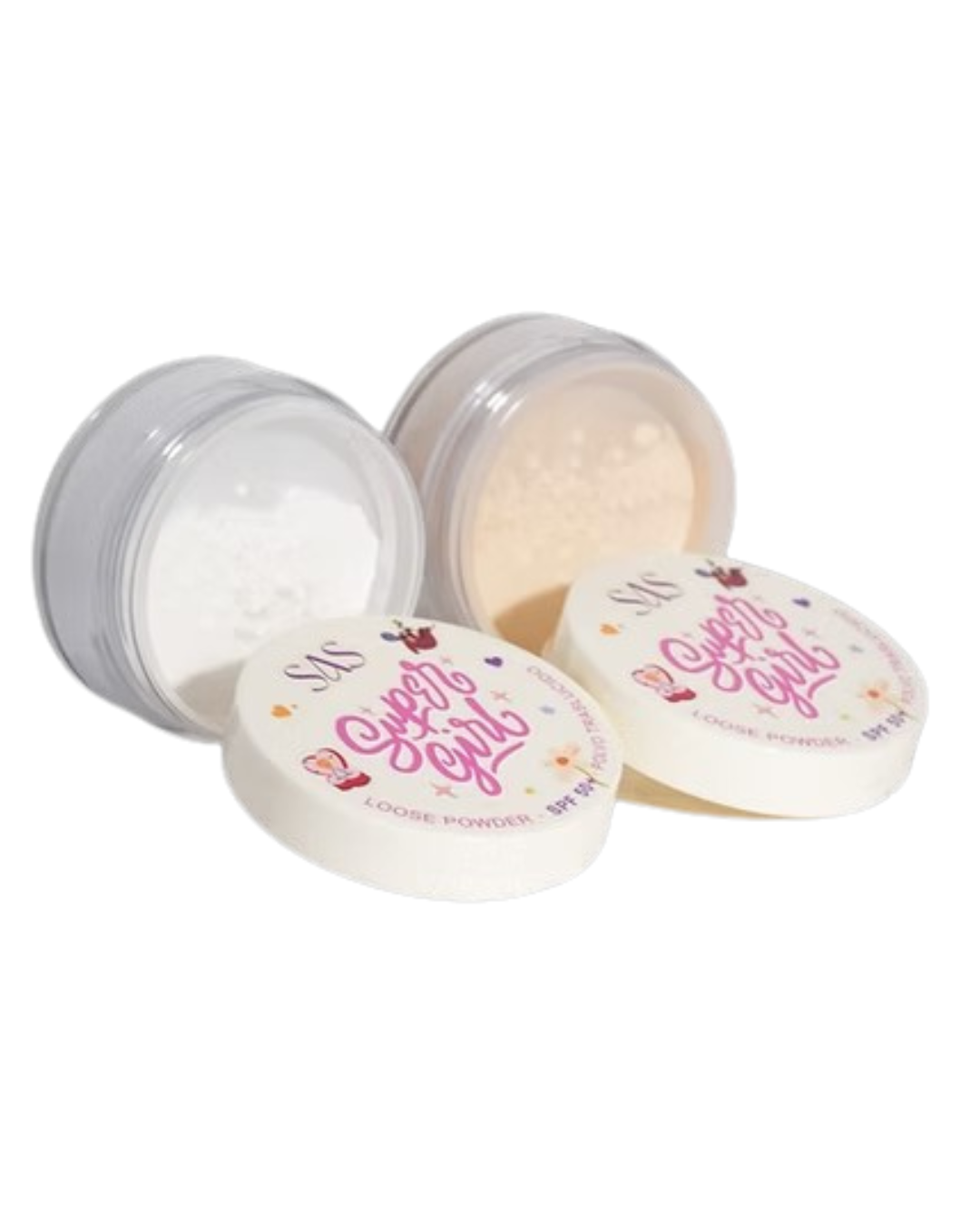 SAS Super Girl – Polvo Suelto Traslúcido SPF 50+