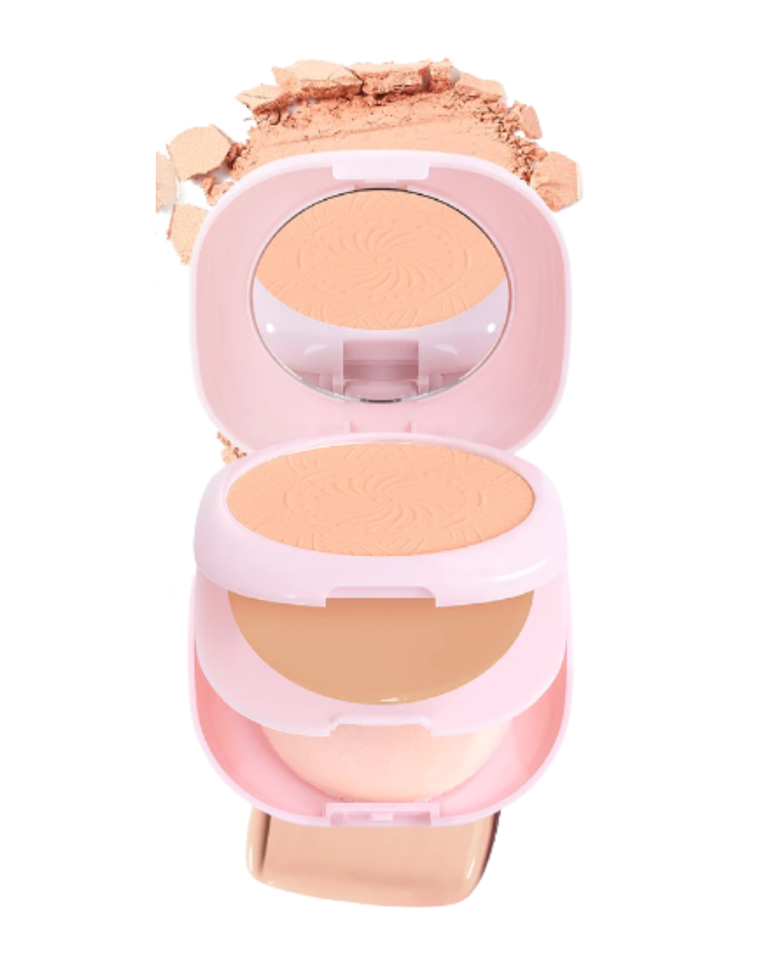 USHAS Natural Pressed Powder – Polvo Compacto y Corrector en Crema