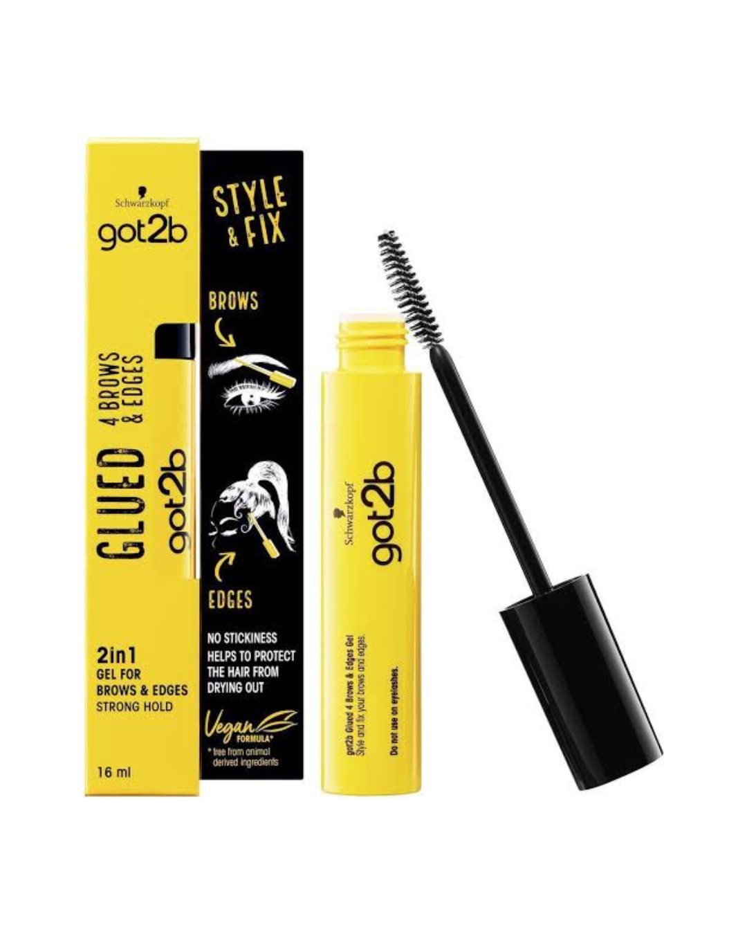 Got2b Glued Gel de Cejas 2 en 1 – Fijador Extremo