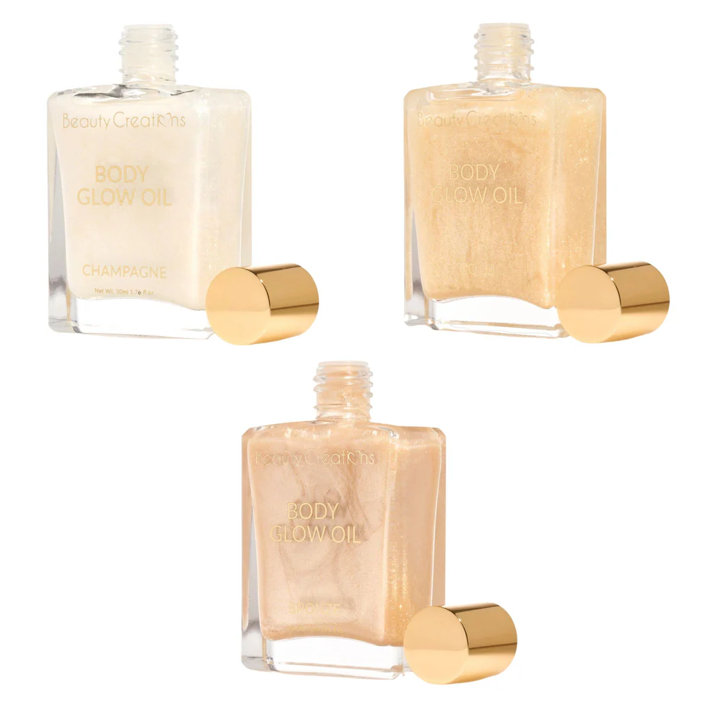 Beauty Creations Body Glow – Aceite de Brillo Corporal Iluminador