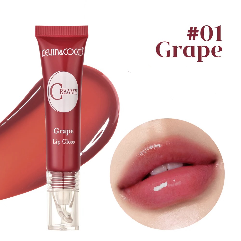 Kevin & Coco Satin Kiss – Brillo de Labios Satinado y Luminoso