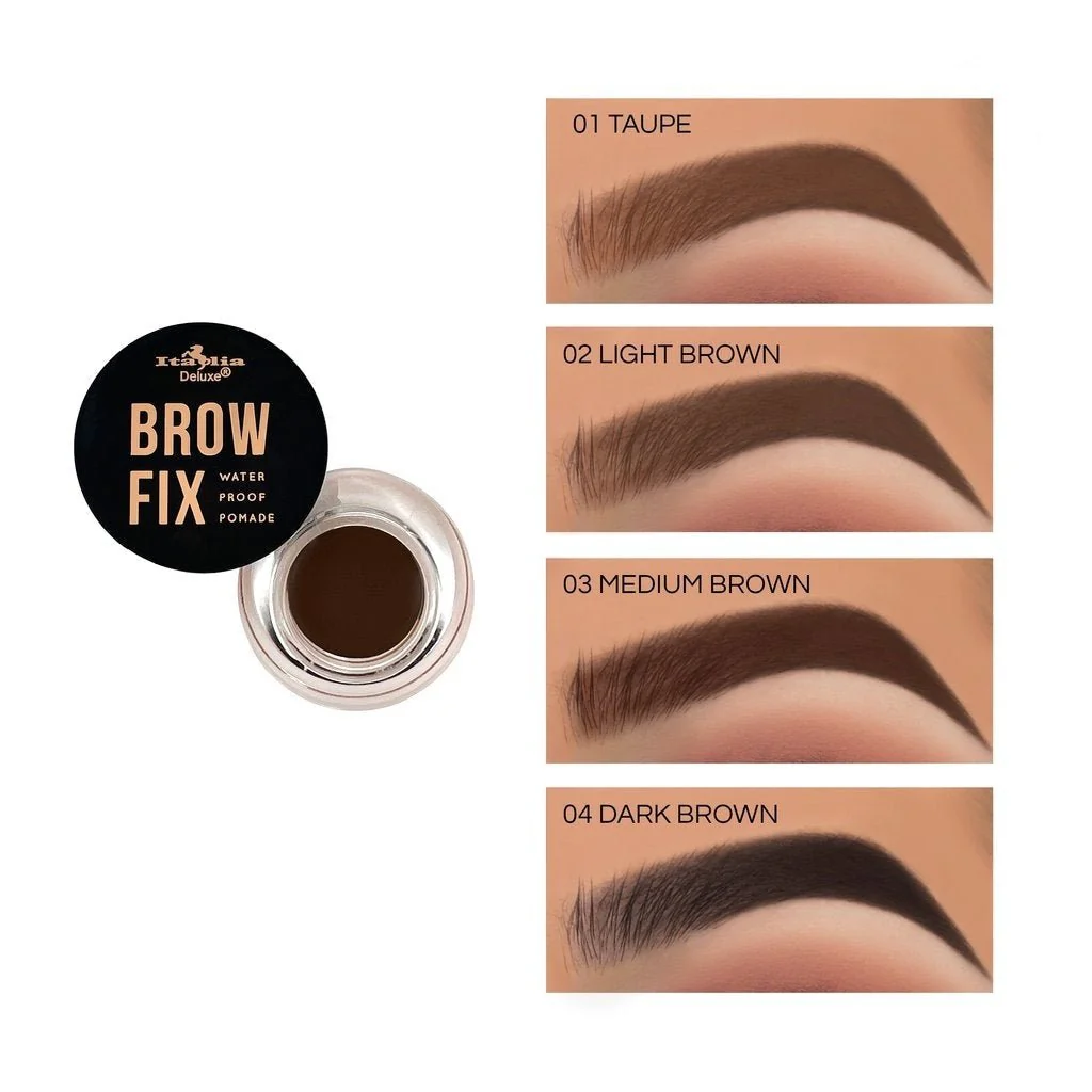 Italia Deluxe Brow Fix – Pomada para Cejas a Prueba de Agua