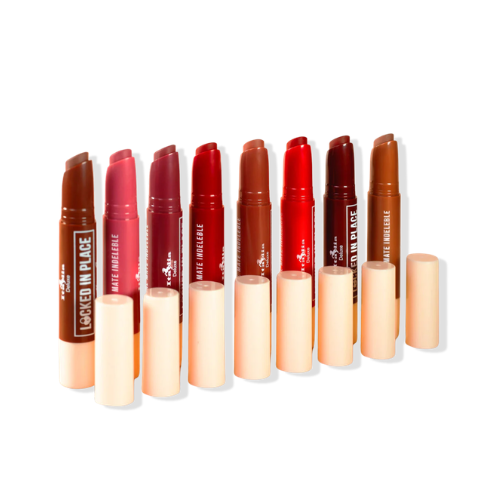 Italia Deluxe Locked In Place – Labial Mate Indeleble para Labios