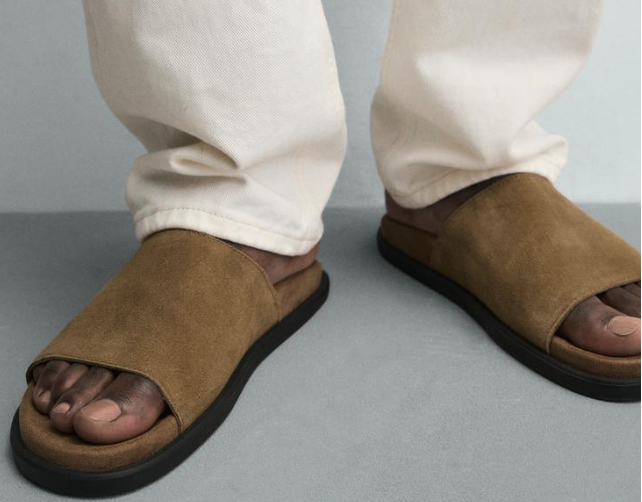 Zara leather sandals 