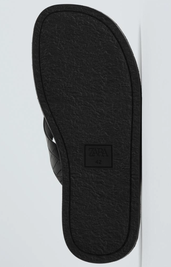 Embossed Strappy Sandals 