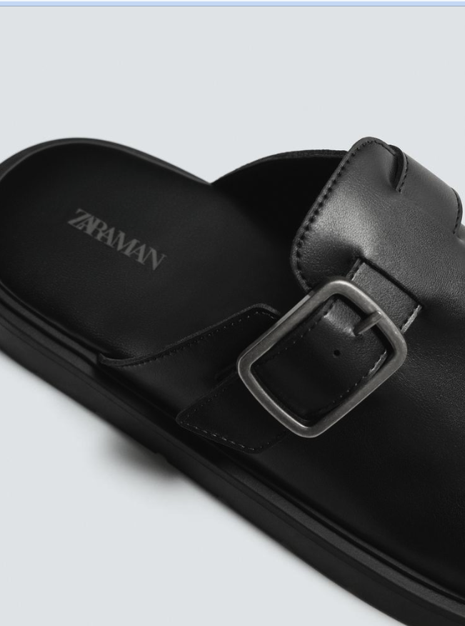 Zara buckled clogs