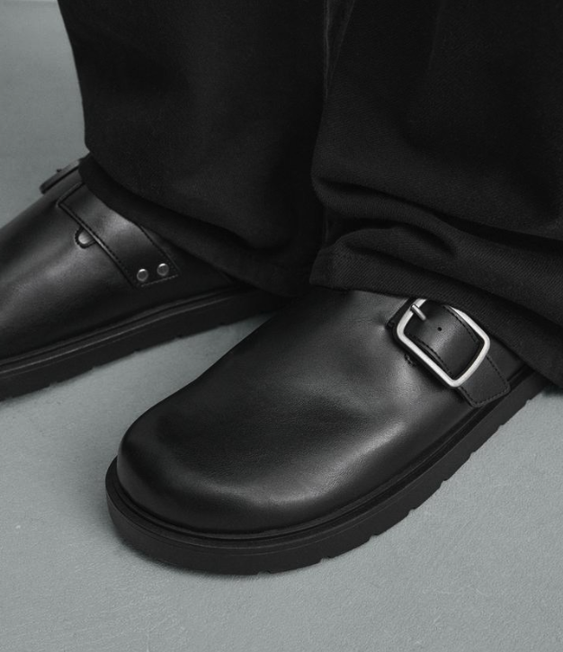 Zara buckled clogs