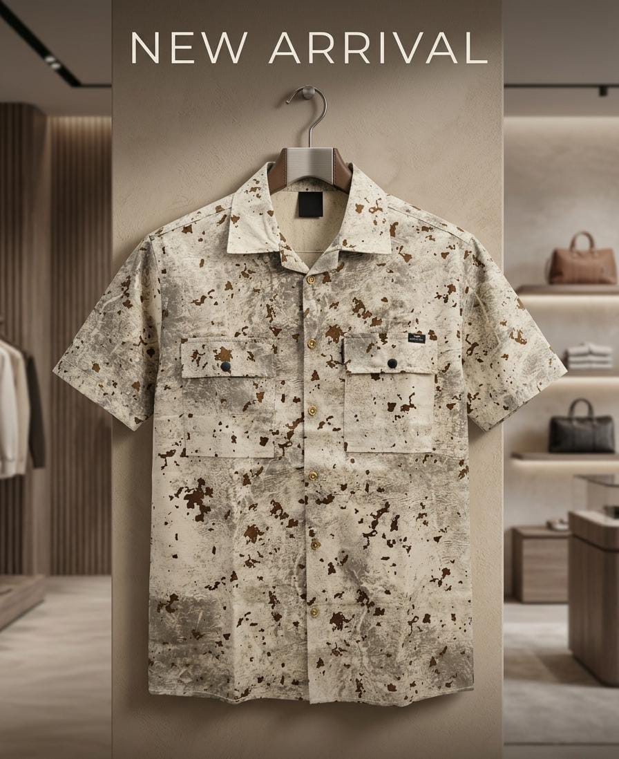 Men's Camouflage Short Sleeve Shirt