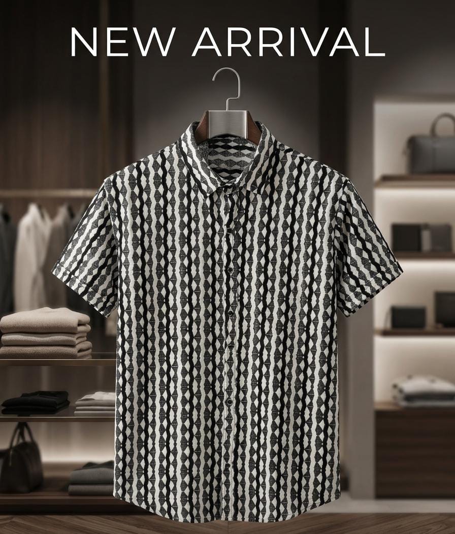 Men's Geometric Print Shirt