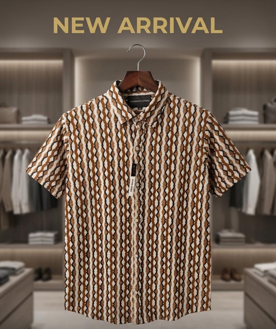 Men's Geometric Print Shirt