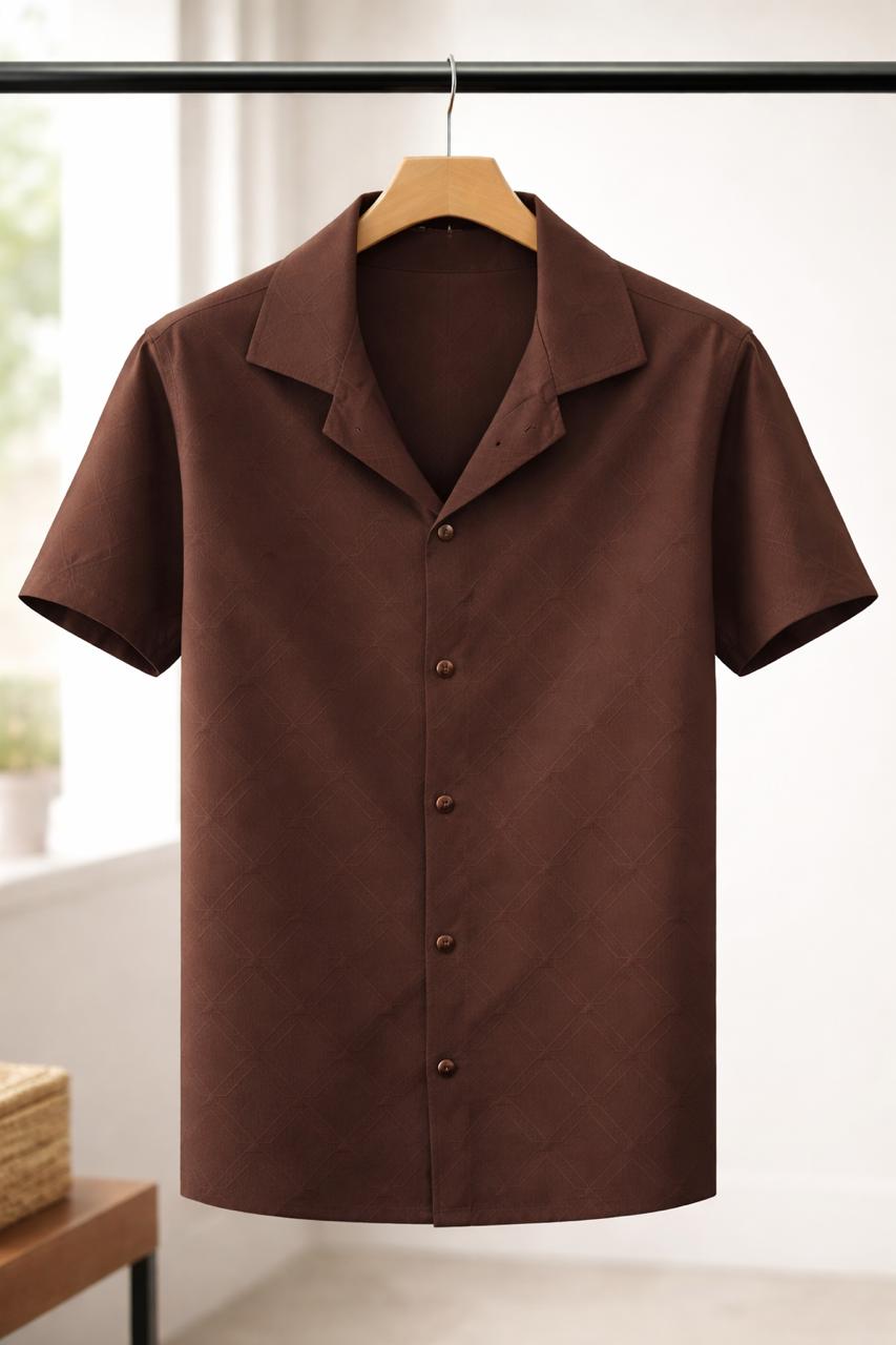 Men's Grey Casual Shirt