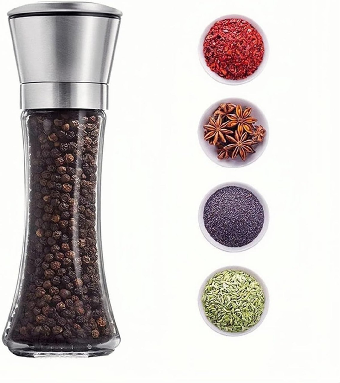 Stainless Steel Pepper Grinder