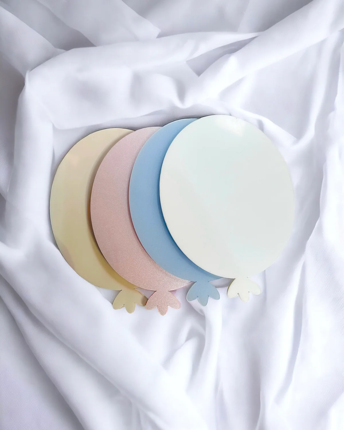 Balloon Baby Announcement Plaque: Acrylic Newborn Keepsake