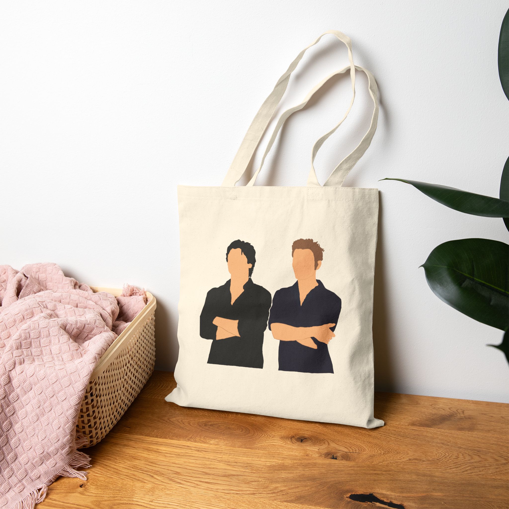 Salvatore Brothers Inspired Canvas Tote Bag