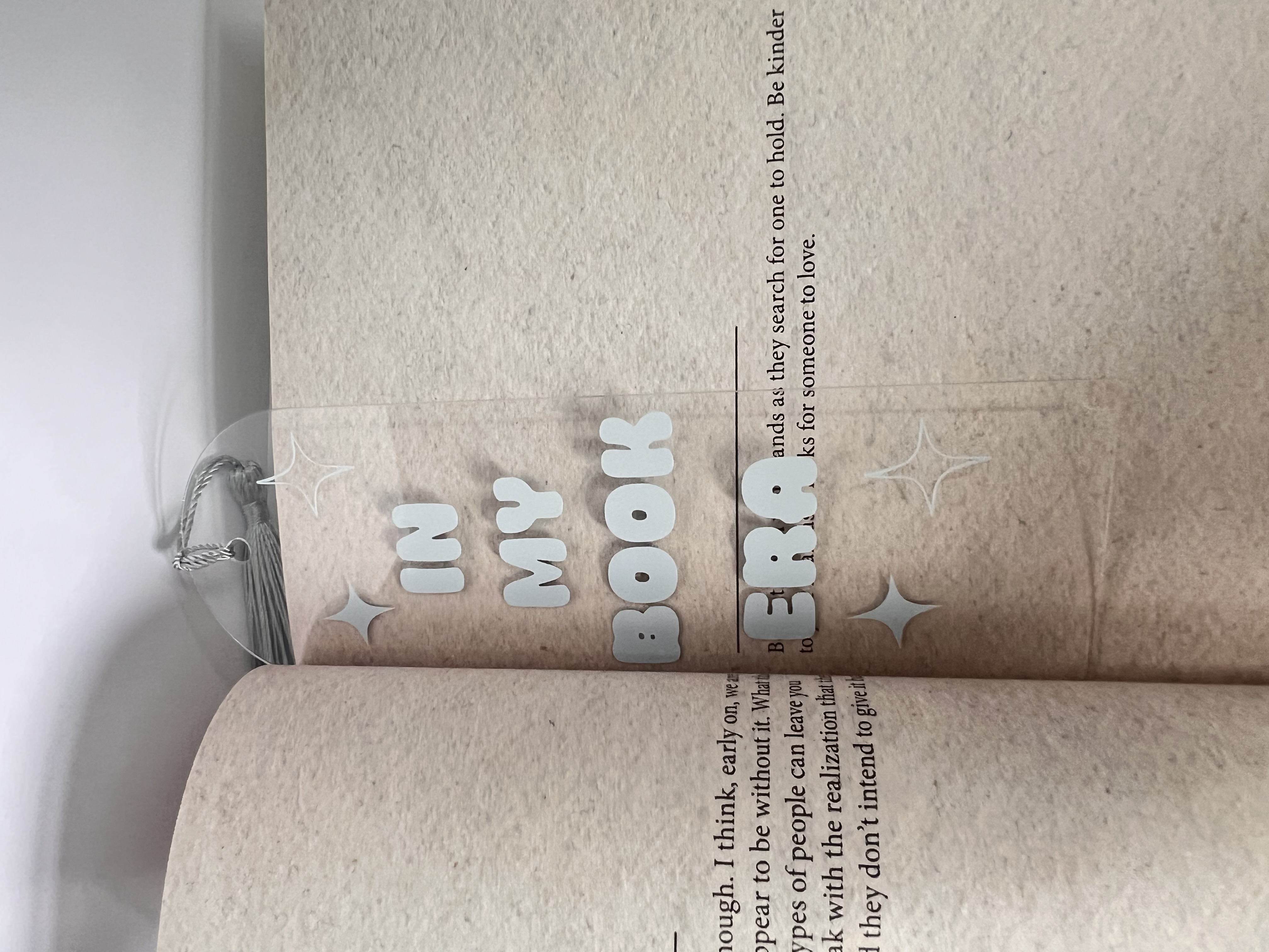 In my book era bookmark