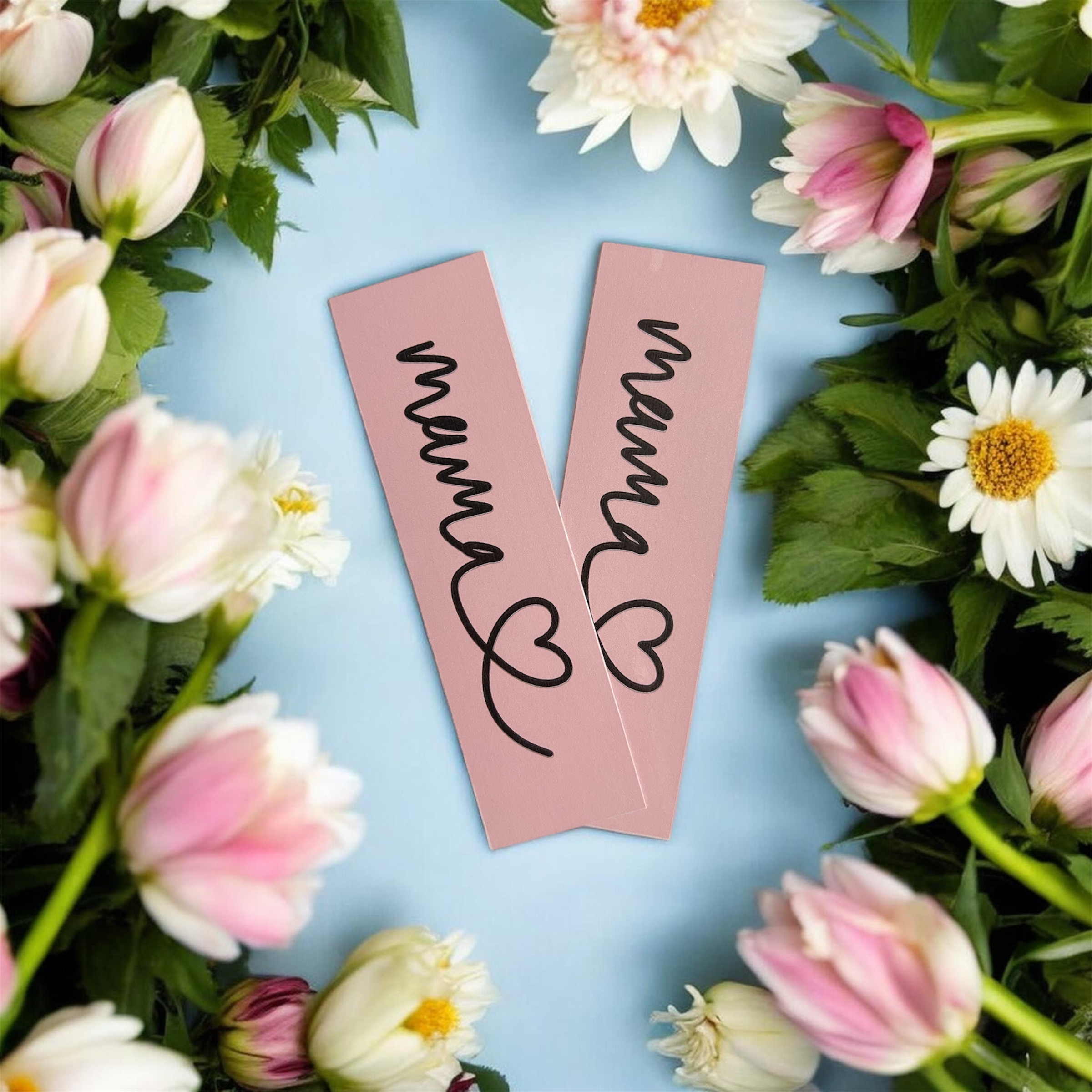 Mama laminated bookmarks