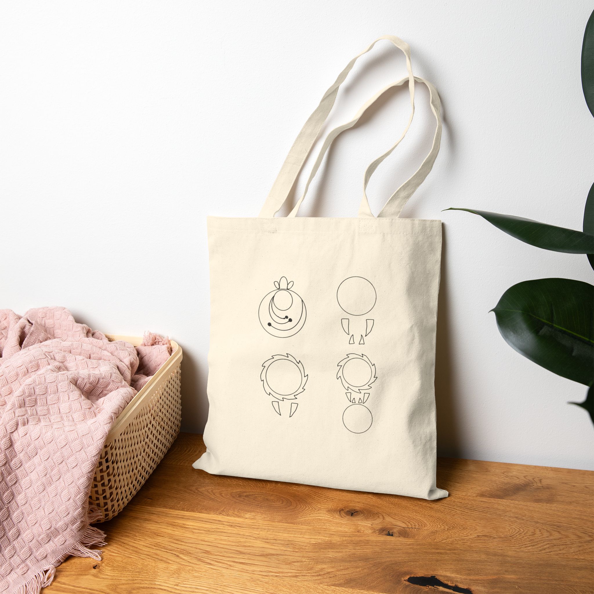Ancient Supernatural Symbols Tote Bag