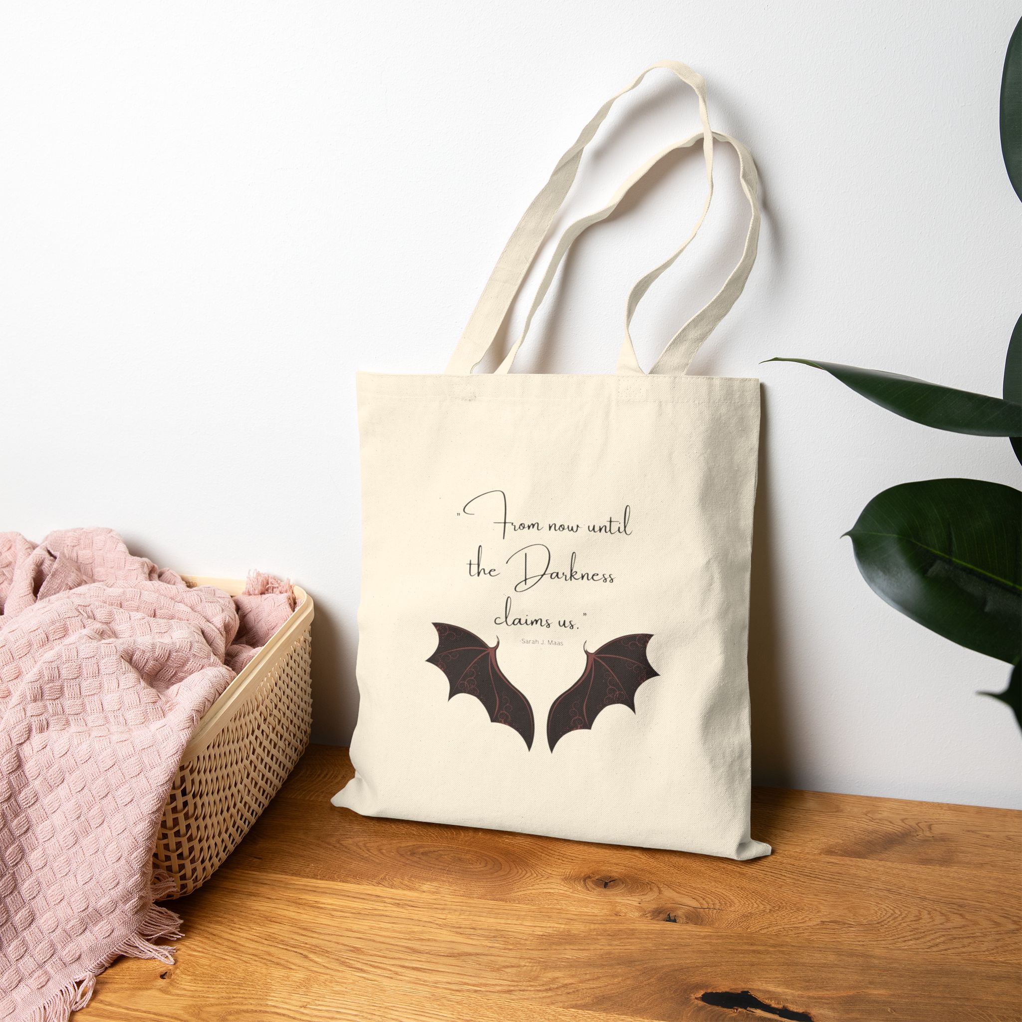 Dark Fantasy Quote Tote