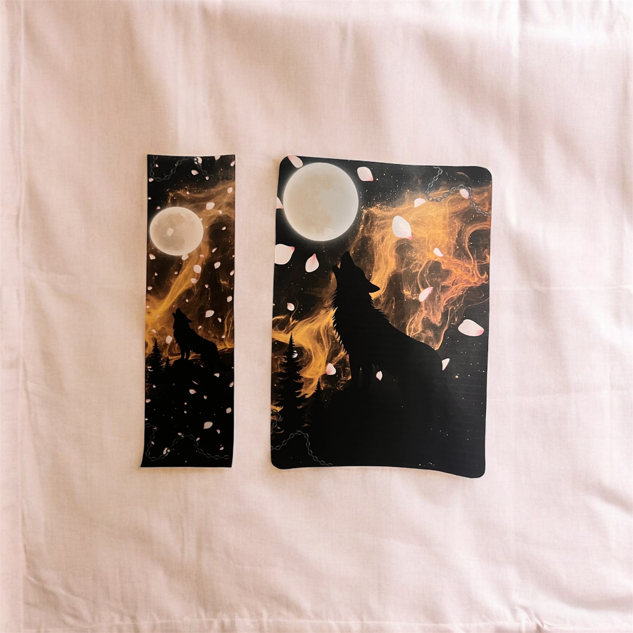 The wolf kingdom kindle insert & laminated bookmark set