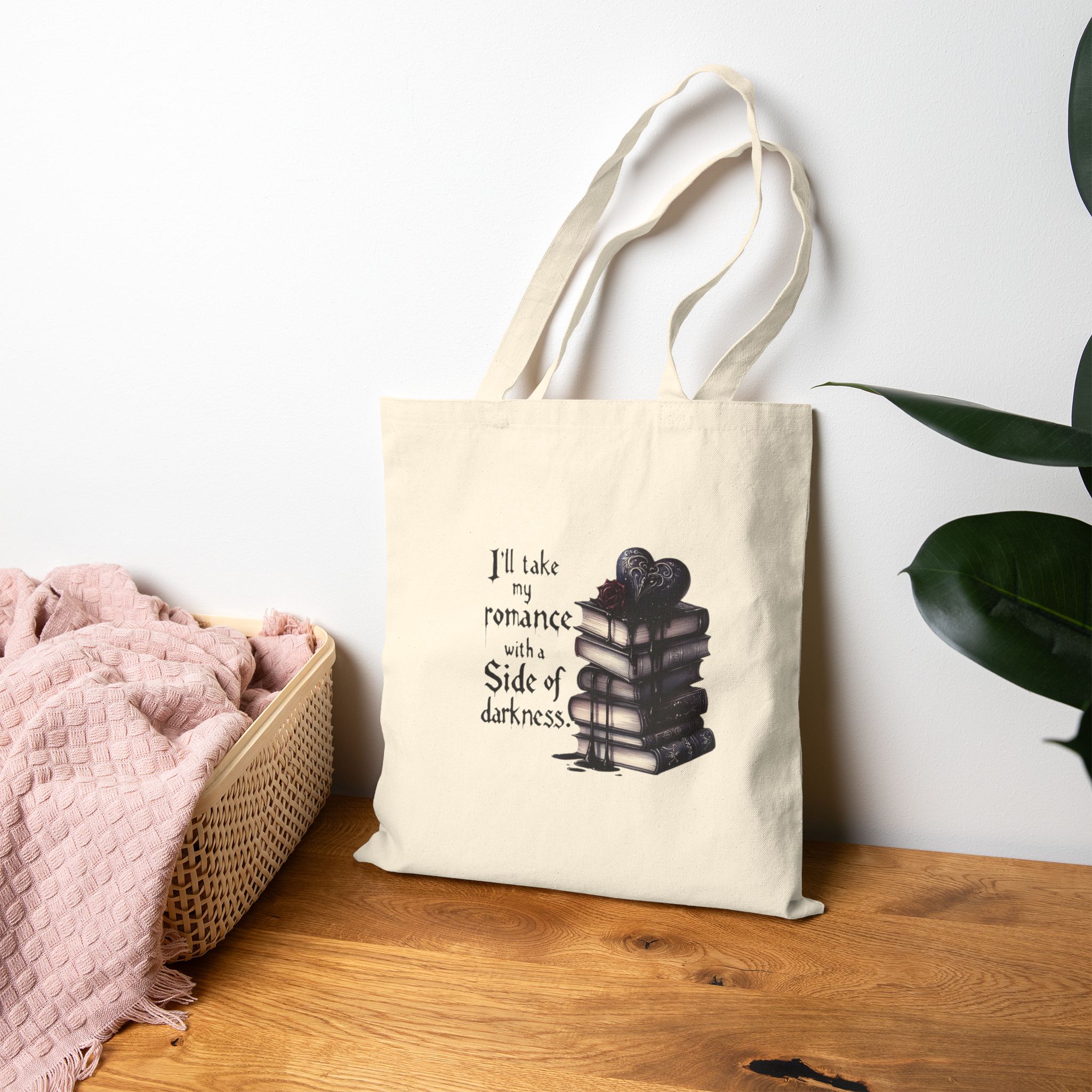 Dark Romance Book Tote Bag
