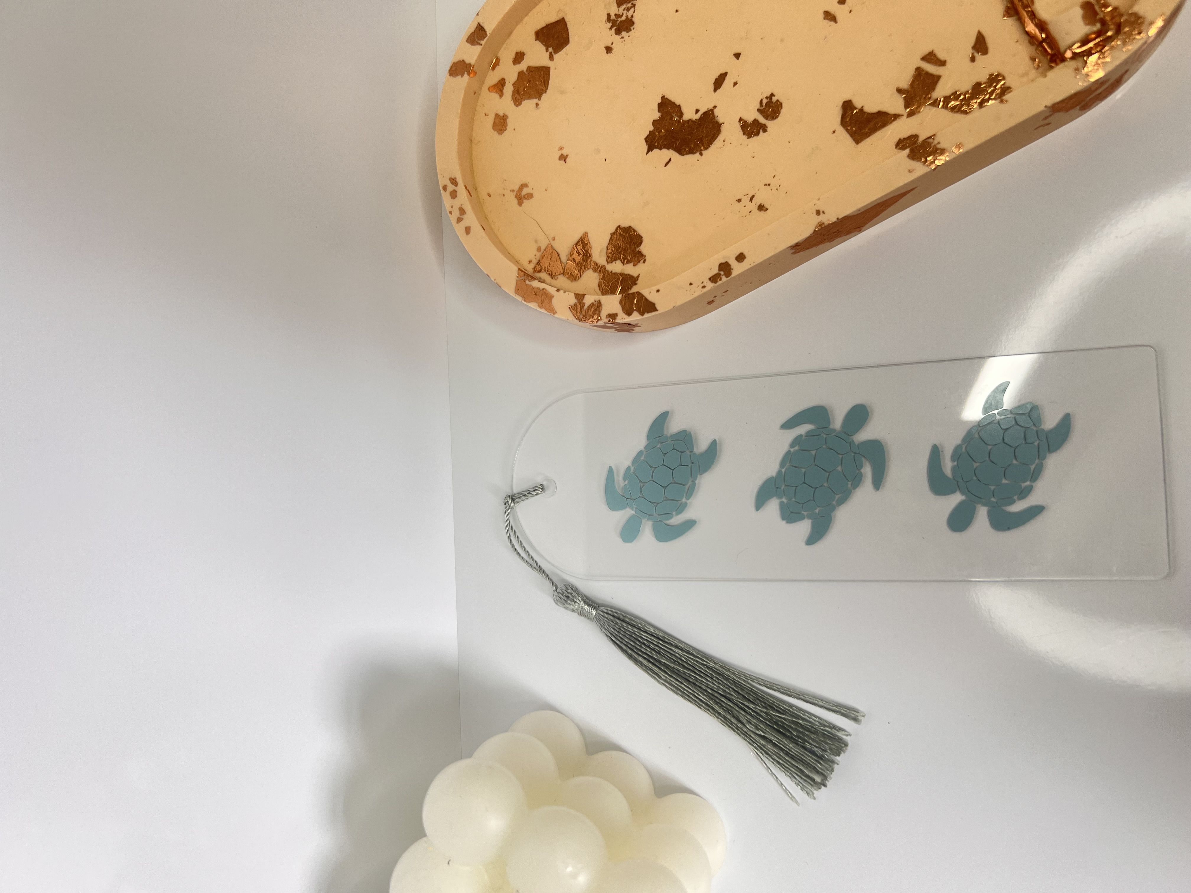 Turtle acrylic bookmark