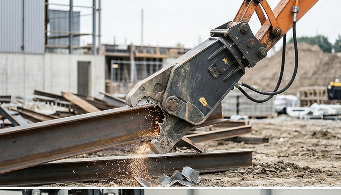 مقص هيدروليكي للحديد