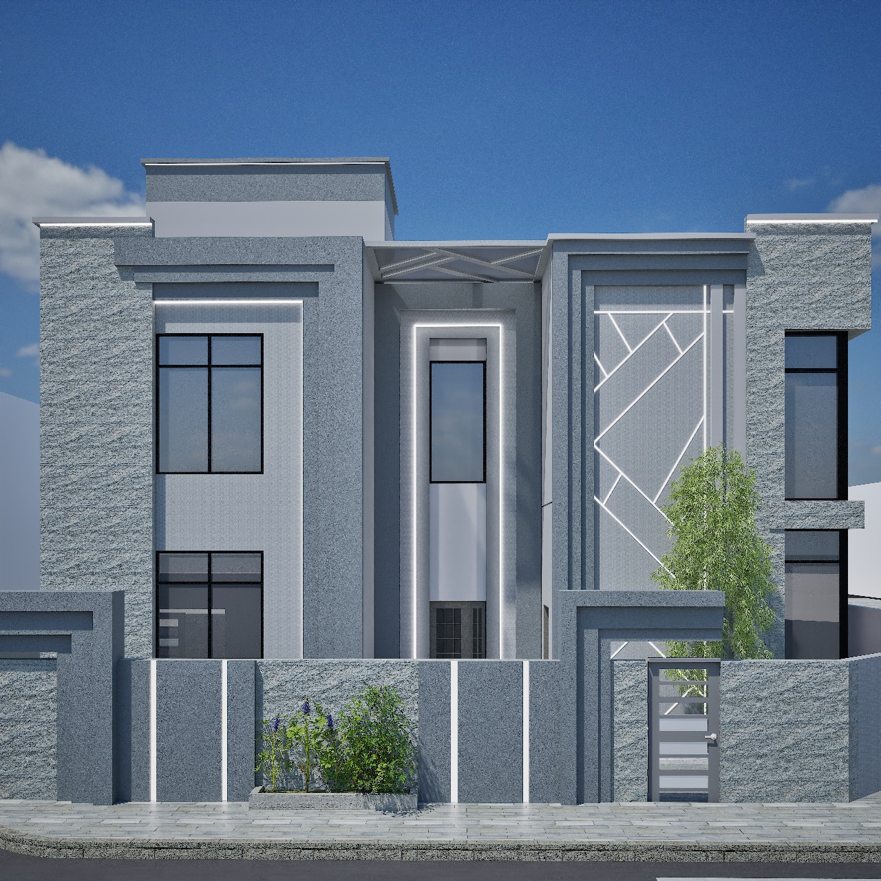 Modern Two-Story Villa