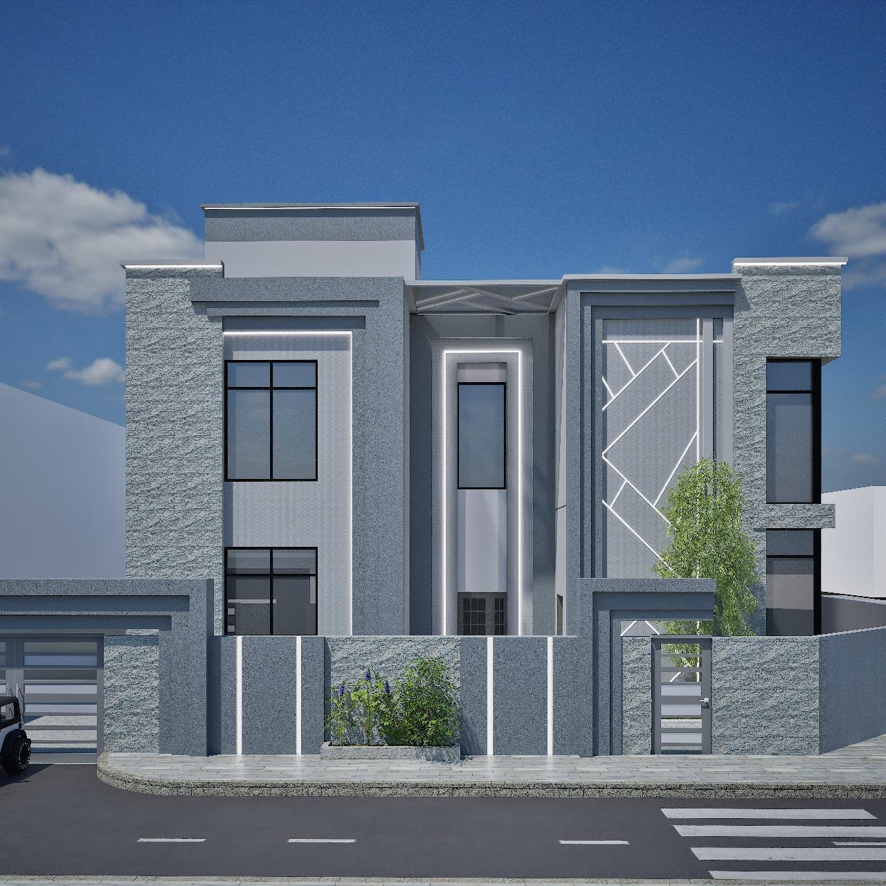 Modern Two-Story Villa
