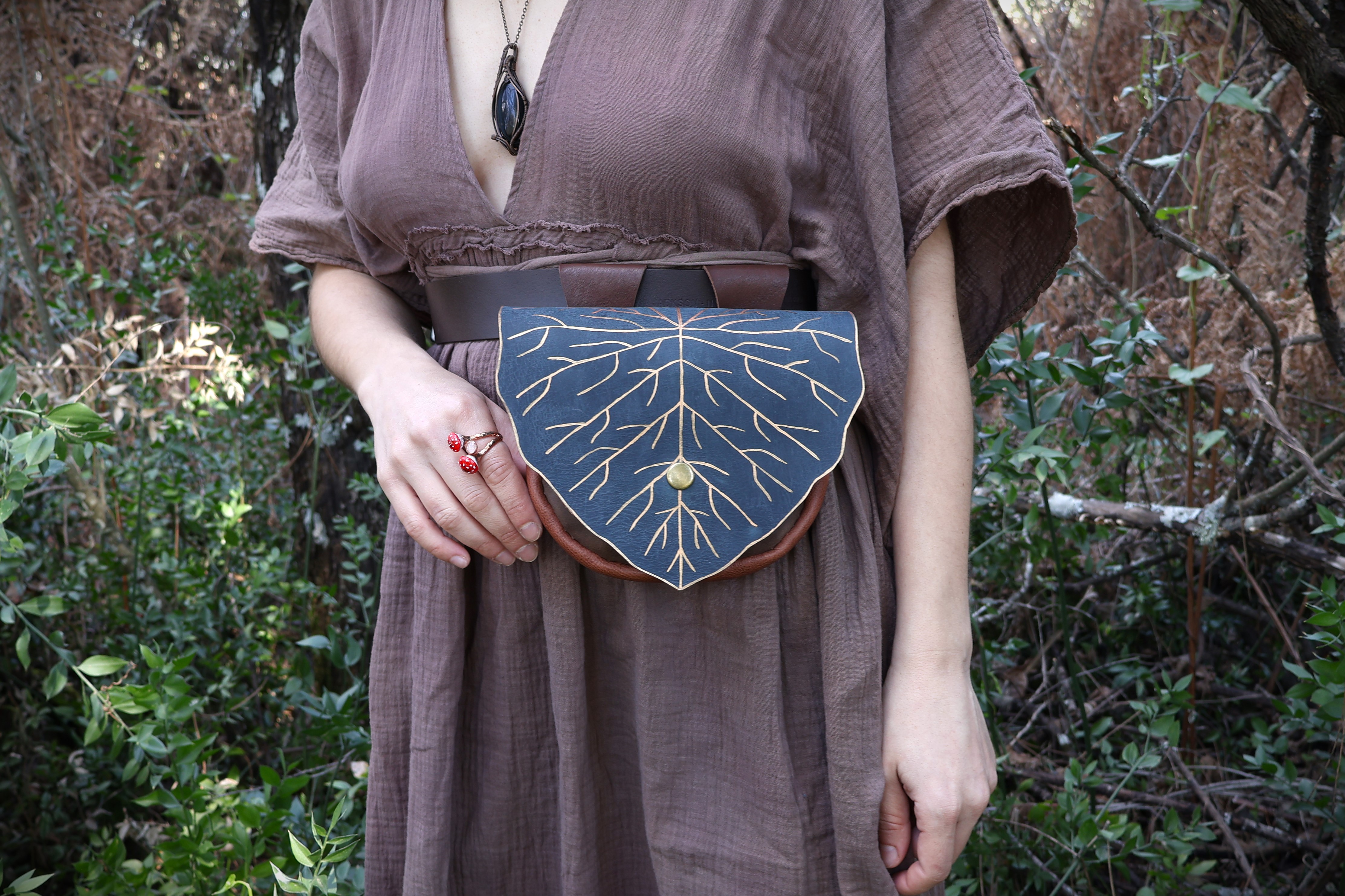 Taro Leaf Belt Bag