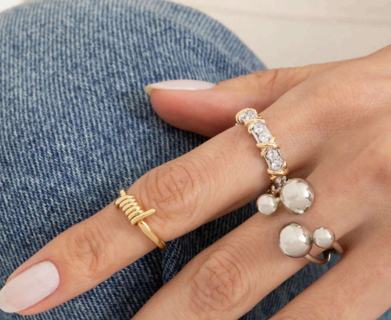 Anel Falange Banhado a Ouro 18K