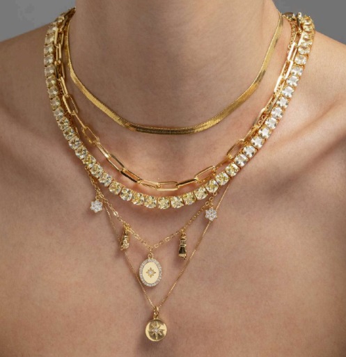 Chocker Fita Banhado a Ouro 18K