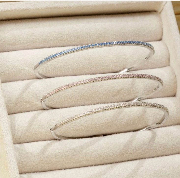 Bracelete Fino Cravejado