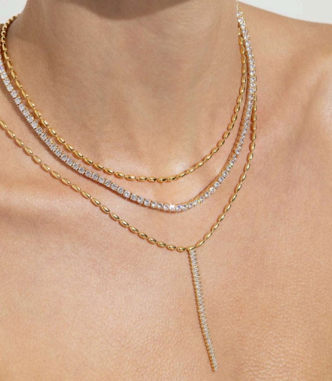 Choker Gomos Banhado a Ouro 18K