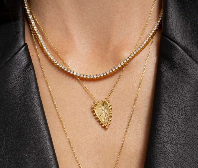 Colar Coração N.S das Graças 