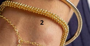 Pulseira Esferas Banhada a Ouro 18K