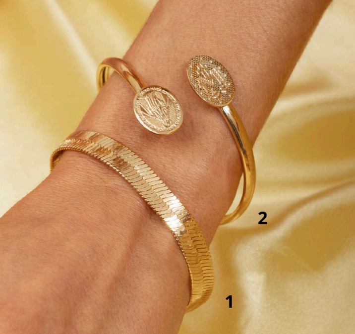 Pulseira Fita Banhado a Ouro 18K