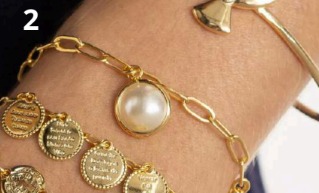 Pulseira Elos Pérola 