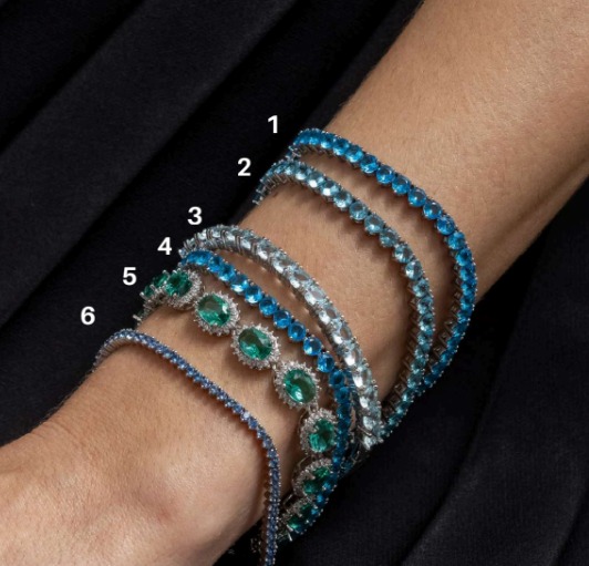 Pulseiras e Braceletes Cravejado 