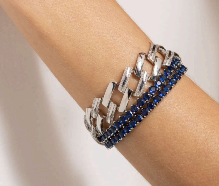 Pulseira Elos Cravejados 